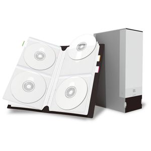 （まとめ） エレコム DVD／CD用ディスクファイル 120枚収納 ブラック CCD-FS120BK 1個 【×5セット】