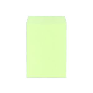 （まとめ） キングコーポレーション カラークラフト封筒 角2 85g／m2 〒枠なし ウグイス K2C85UG 1パック（100枚） 【×3セット】