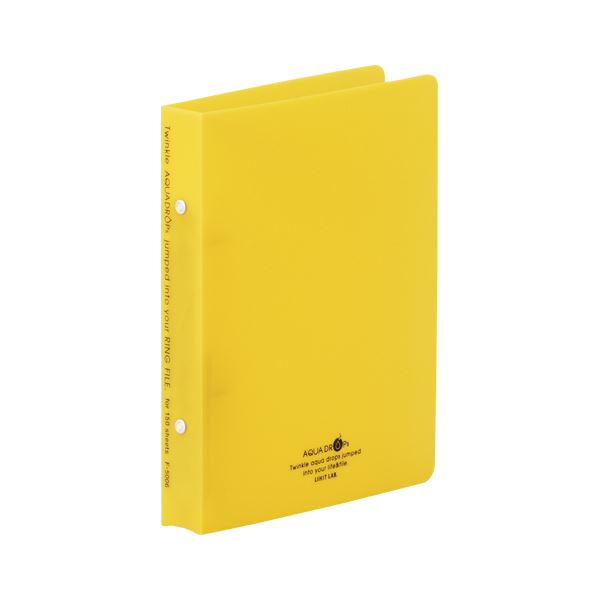 （まとめ） リヒトラブ AQUA DROPs リングファイル〈ツイストリング〉 A5判タテ型（背幅32mm） F-5006-..