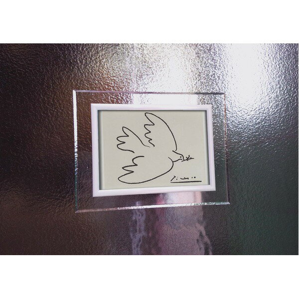 吸着タイプ フォトフレーム DX 写真立て ハガキサイズ 150×105mm対応 ピカソ 「平和」 化粧箱入り 日本製