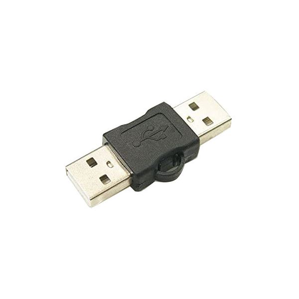 (まとめ)変換名人 USB中継 A(オス)-A(オス) USBAA-AA【×20セット】