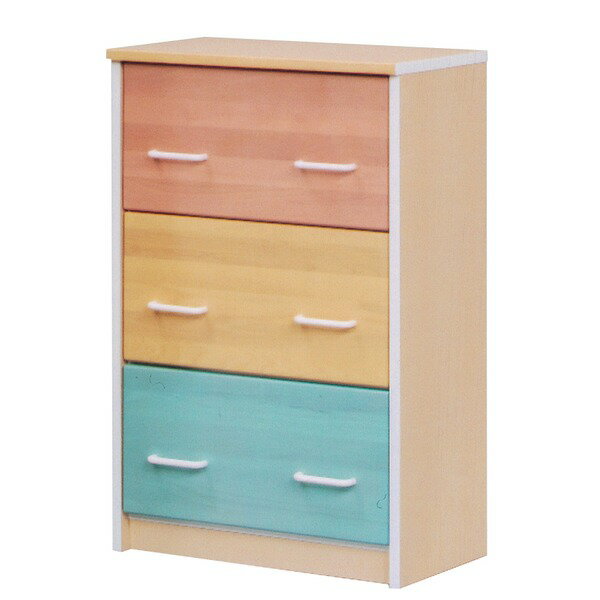 チェスト 子供用 3段 幅60cm×奥行34cm ナチュラル 木製 日本製 ANJU あんじゅ 子供部屋家具 完成品 玄関渡し【代引不可】