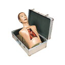 気管支内視鏡練習モデル（看護実習モデル人形） 専用ケース付き M-136-0【代引不可】
