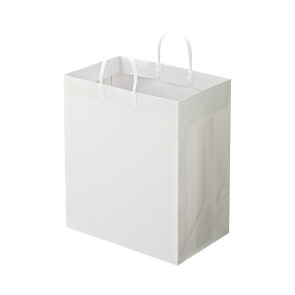 ■サイズ・色違い・関連商品関連商品の検索結果一覧はこちら■商品内容【ご注意事項】・この商品は下記内容×2セットでお届けします。雨にも強い丈夫なラミネート加工を施した手提袋。■商品スペックサイズ：マチ広色：白寸法：幅350×マチ幅220×高さ400mm坪量：157g/m2取っ手：PPハッピータック材質：コート紙その他仕様：●口、底部ボール紙入●表面:光沢PPラミネートフィルム加工■送料・配送についての注意事項●本商品の出荷目安は【3 - 10営業日　※土日・祝除く】となります。●お取り寄せ商品のため、稀にご注文入れ違い等により欠品・遅延となる場合がございます。●本商品は仕入元より配送となるため、沖縄・離島への配送はできません。[ ORLB-W-WH ]
