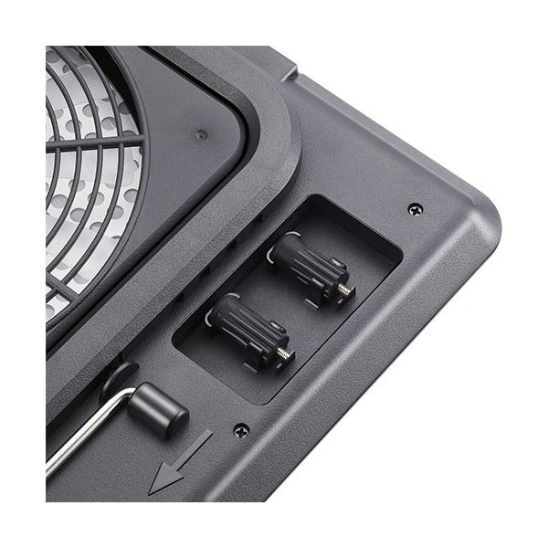 エレコムノートPC用クーラー(角度調節・強冷タイプ) 15.4~17インチ対応 SX-CL22LSV 1台