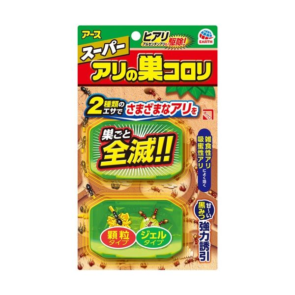 ■商品内容【ご注意事項】この商品は下記内容×5セットでお届けします。【商品説明】強力誘引効果で巣ごと全滅。■商品スペック効果：駆除対象害虫：アリ備考：※効果期間目安は設置後約2週間■送料・配送についての注意事項●本商品の出荷目安は【1 - 5営業日　※土日・祝除く】となります。●お取り寄せ商品のため、稀にご注文入れ違い等により欠品・遅延となる場合がございます。●本商品は同梱区分【TS1】です。同梱区分が【TS1】と記載されていない他商品と同時に購入された場合、梱包や配送が分かれます。●本商品は仕入元より配送となるため、沖縄・離島への配送はできません。[ 235913 ]