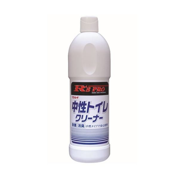 （まとめ）リンレイ RS PRO 中性トイレクリーナー 800ml 1本 【×5セット】 1