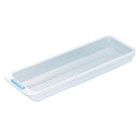(まとめ) 冷蔵庫用 ロングトレー/収納プレート 【12.5×36.8×高さ3.7cm】 キッチン収納 【×120個セット】(3)