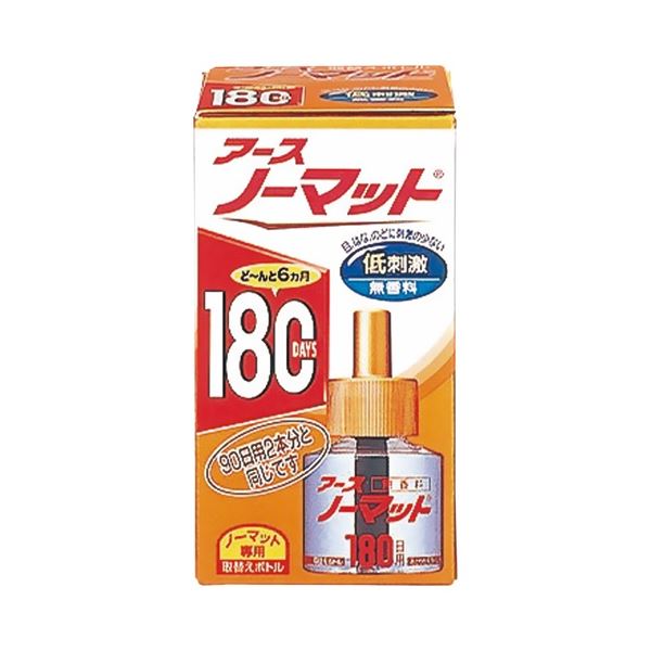 ■商品内容【ご注意事項】この商品は下記内容×3セットでお届けします。【商品説明】目・鼻・のどにやさしい低刺激でニオイが気にならない無香料タイプ。■商品スペック本体・付替：付替効果範囲：4.5〜12畳使用可能日数：180日内容量：45ml香り：無香料その他仕様：●重量:70g備考：※販売名:アースノーマットKR6シリーズ名：ノーマット【キャンセル・返品について】商品注文後のキャンセル、返品はお断りさせて頂いております。予めご了承下さい。■送料・配送についての注意事項●本商品の出荷目安は【5 - 11営業日　※土日・祝除く】となります。●お取り寄せ商品のため、稀にご注文入れ違い等により欠品・遅延となる場合がございます。●本商品は仕入元より配送となるため、沖縄・離島への配送はできません。[ 104410 ]