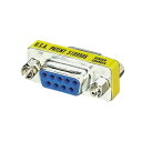 (まとめ)エレコム 超小型アダプタD-Sub9pinメス AD-D9FF 1個【×5セット】(2)