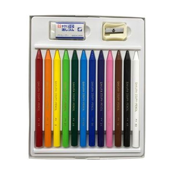 （まとめ）サクラクレパス クーピーペンシル12色（紙箱入）FY12K 1パック【×20セット】 shop-easu-10883823 Shop E-ASU サンプル画像2