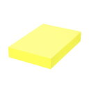 (まとめ) TANOSEE αエコカラーペーパーIIシトラスイエロー A4 1冊(500枚) 【×10セット】