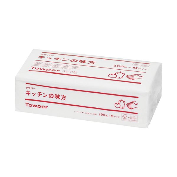 ■サイズ・色違い・関連商品■1パック×20セット[当ページ]■1セット（30パック）■商品内容【ご注意事項】この商品は下記内容×20セットでお届けします。●内容量200枚■商品スペック1シートサイズ：タテ220×ヨコ230mmパッケージサイズ：W220×D115×H159mm材質：パルプ100%生産国：日本その他仕様：●レギュラー■送料・配送についての注意事項●本商品の出荷目安は【3 - 10営業日　※土日・祝除く】となります。●お取り寄せ商品のため、稀にご注文入れ違い等により欠品・遅延となる場合がございます。●本商品は仕入元より配送となるため、沖縄・離島への配送はできません。[ キツチンノミカタM ]