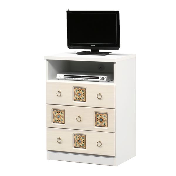 Low Board - ミドル テレビ台 テレビボード 幅60cm ホワイト 日本製 木製 桐材 リビング ダイニング 子供部屋 ベッドルーム 寝室 完成品