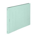 (まとめ) ライオン事務器 フラットファイル(環境) 樹脂押え具 B4ヨコ 150枚収容 背幅18mm 水 A-508KB4E 1セット(10冊) 【×10セット】(3)