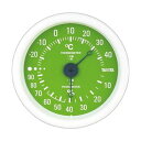 （まとめ）タニタ アナログ温湿度計 グリーンTT-515-GR 1個【×10セット】