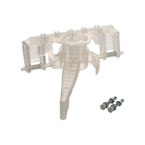 (まとめ) TRUSCO 樹脂台車 アクロ用樹脂ストッパー AC-1JS 1台 【×5セット】