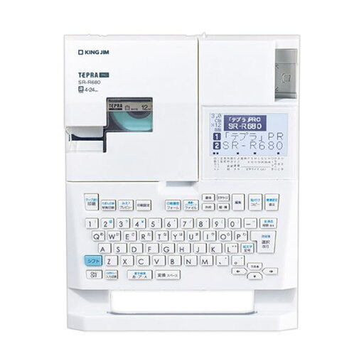 キングジム テプラ PRO ホワイトSR-R680 1台 キングジム テプラ PRO ホワイトSR-R680 1台