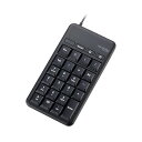 (まとめ)エレコムホットキー付きUSBテンキーパッド ブラック TK-TCM015BK 1個【×2セット】