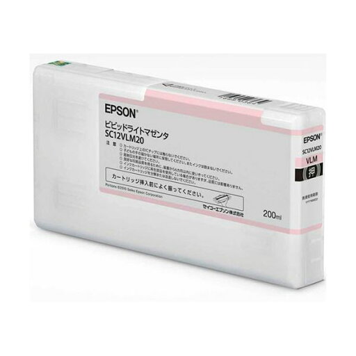 (まとめ)エプソン インクカートリッジ 200mlビビッドライトマゼンタ SC12VLM20 1個【×3セット】 (まとめ)エプソン インクカートリッジ 200mlビビッドライトマゼンタ SC12VLM20 1個【×3セット】