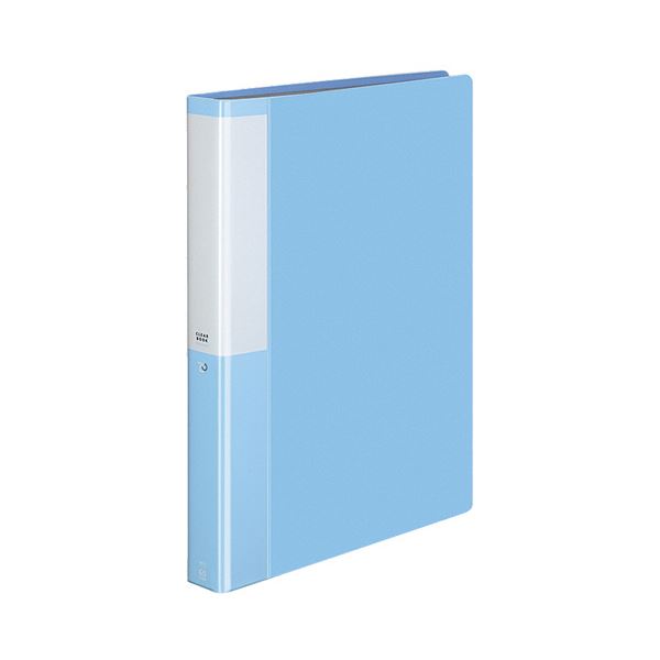 （まとめ）コクヨ クリヤーブック（POSITY）固定式 A4タテ 60ポケット 背幅35mm ライトブルー P3ラ-L60..