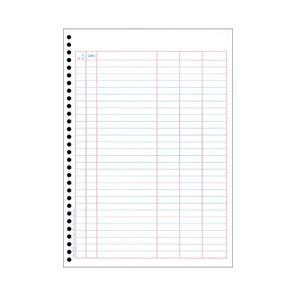 (まとめ) オービック 単票バインダー元帳 A4タテ 4124 1箱（1000枚） 【×5セット】