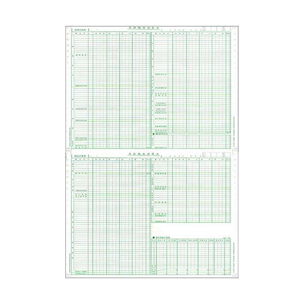 東京ビジネス 合計残高試算表 (建設・科目なし) 平成18年会社法対応 CG1006KBU 1冊(50セット) 【×10セット】