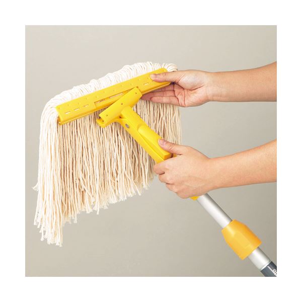 (まとめ) テラモト FXモップ替糸(J)24cm 260g レッド CL-374-421-2 1個 【×30セット】