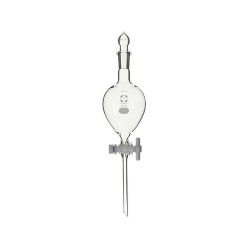分液ロート PTFEコック付 100mL 【031230-100】 分液ロート PTFEコック付 100mL 【031230-100】