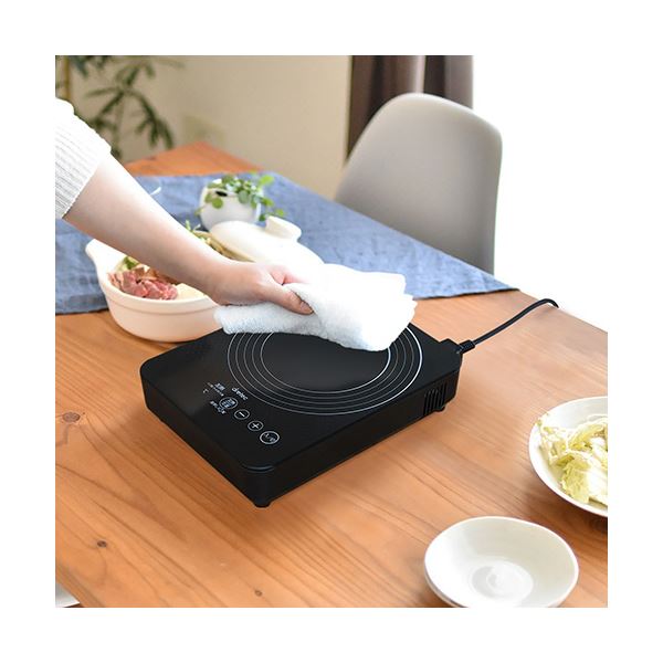 ドリテック IHクッカー ピコ 1000W ブラック DI-223BK 1台