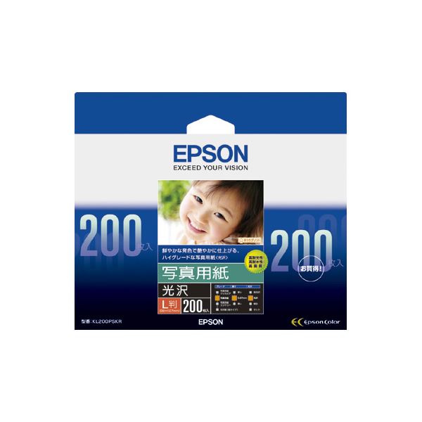 (܂Ƃ) Gv\ EPSON ʐ^p L KL200PSKR 1i200j y~10Zbgz