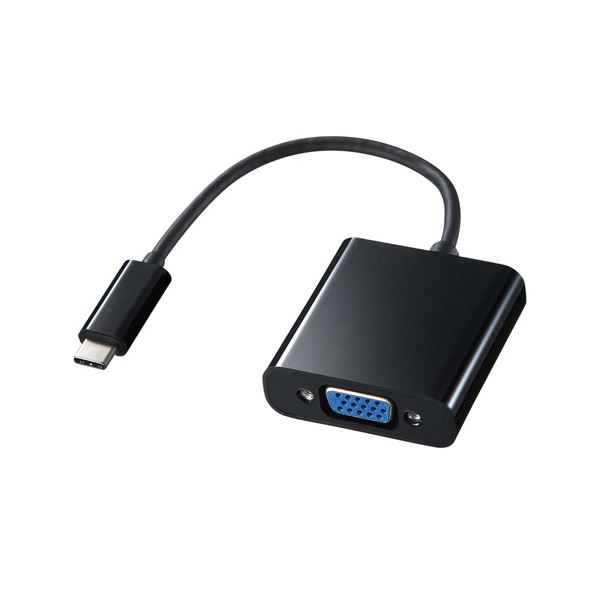(まとめ）サンワサプライ USB TypeC-VGA変換アダプタ AD-ALCV01 1個【×3セット】