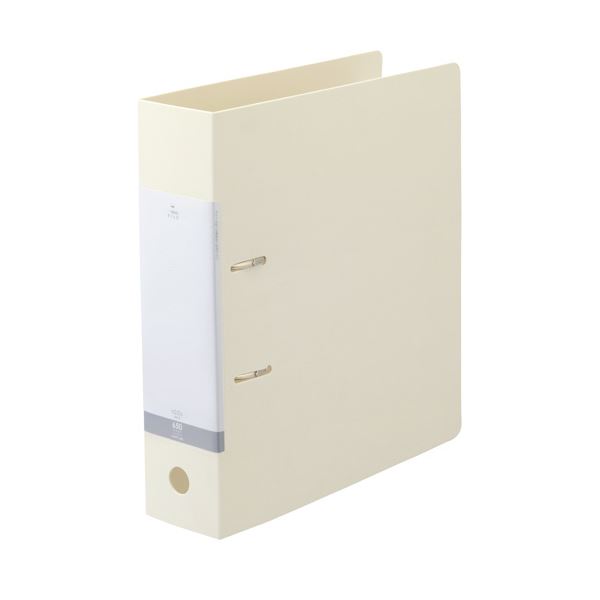 (まとめ) リヒトラブ リクエストD型リングファイル A4タテ 2穴 650枚収容 65mmとじ 背幅74mm 白 G2280-..