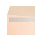 (まとめ) ハート 透けないカラー封筒 テープ付長3 パステルクリーム XEP273 1パック（100枚） 【×10セット】 2