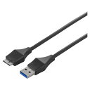 obt@[ USB3.0 A to microB XP[u 1.5m ubN BSUAMBSU315BK