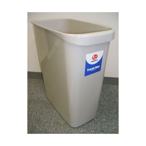 For Separated Refuse - （まとめ） スマートバリュー 持ち手付きゴミ箱角型13L グレー N155J-G【×10セット】