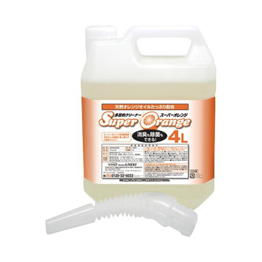 (まとめ) UYEKI スーパーオレンジ多目的クリーナー 詰替 4L【×3セット】 (まとめ) UYEKI スーパーオレンジ多目的クリーナー 詰替 4L【×3セット】