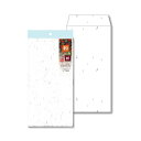(まとめ) 長門屋商店 和み紙封筒 長3105g/m2 しろ ナフ-111 1パック(10枚) 【×30セット】