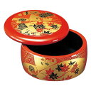 寿司桶/すし桶 【朱扇面(内黒) セット A】 直径160mm×高さ90mm 日本製 『DX太鼓ちらし』 〔レストラン 店舗〕【代引不可】(3)
