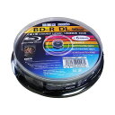 (まとめ)HIDISC 録画用BD-R DL 50GB 1-6倍速対応 10枚 【×10個セット】 HDBD-RDL6X10SPX10