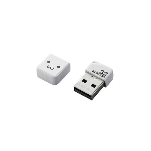 【5個セット】 エレコム USBメモリ/USB2.0/小型/キャップ付/32GB/ホワイト MF-SU2B32GWHFX5 【5個セット】 エレコム USBメモリ/USB2.0/小型/キャップ付/32GB/ホワイト MF-SU2B32GWHFX5