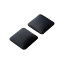 (まとめ)サンワサプライ 薄型リストレスト(Sサイズ2枚入り) TOK-ERG6BK-S【×5セット】