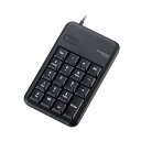 (まとめ) エレコム コンパクトUSBテンキーパッドブラック TK-TCM013BK 1個 【×10セット】(2)