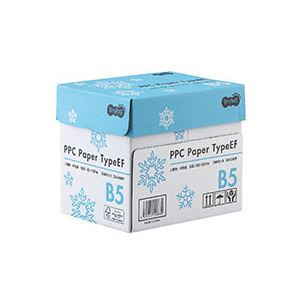(まとめ) TANOSEE PPC PaperType EF B5 1箱(2500枚:500枚×5冊) 