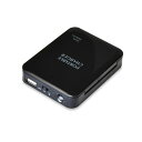 (まとめ)日本トラストテクノロジー USB電池パック3 (ブラック) USBDP3-BK【×5セット】(2)