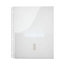 (まとめ) キングジム 取扱説明書ファイル用ポケット30穴 2630PB【×30セット】