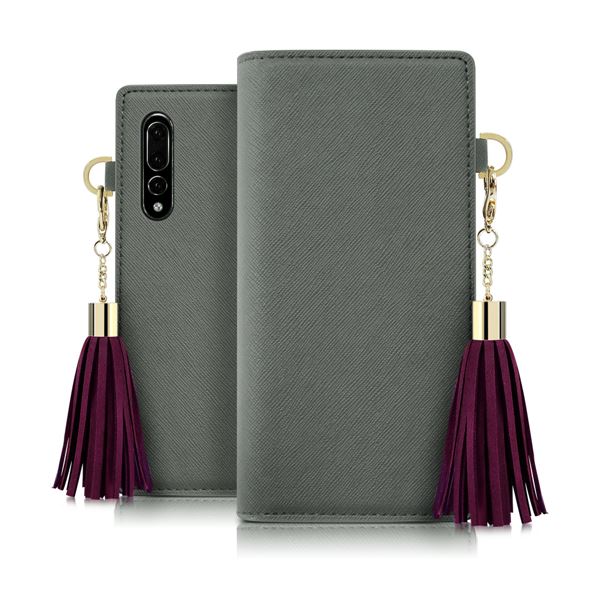 dreamplus HUAWEI P20 Pro Tassel Jacket グレー