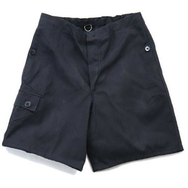 旧東ドイツ軍放出ワークショートパンツ ブラック 未使用デットストック 52(4)