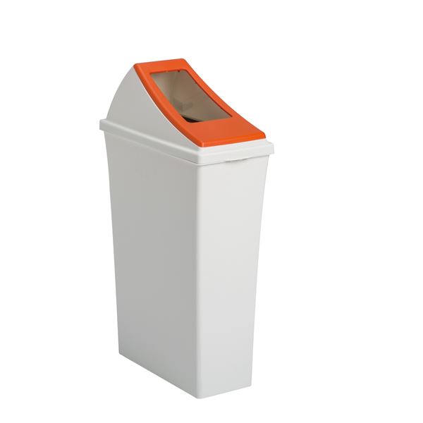 蓋 単品 ダストボックス ゴミ箱 #30 レッド 一般ゴミ用 オープン 分別シール入 本体別売 エコン インテリア雑貨 生活用品 [2]