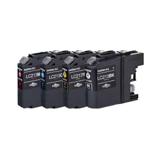 (まとめ)ブラザー インクカートリッジ 4色パックLC213-4PK 1箱(4個:各色1個)【×3セット】 (まとめ)ブラザー インクカートリッジ 4色パックLC213-4PK 1箱(4個:各色1個)【×3セット】